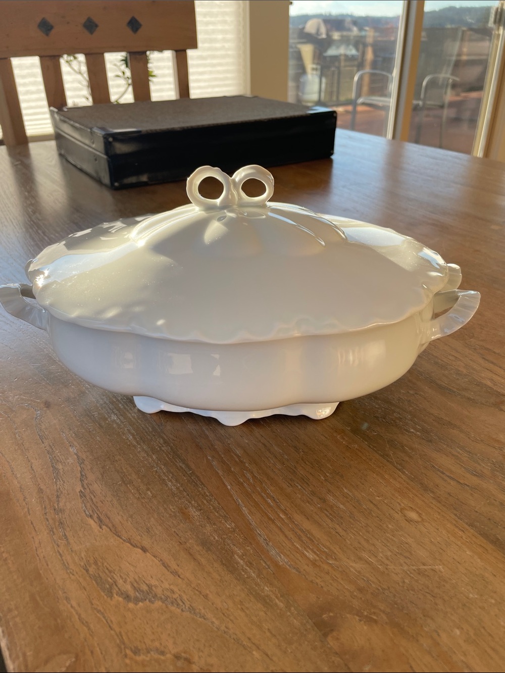 Hutschenreuther vintage porcelain tureen serving bowl casserole dish